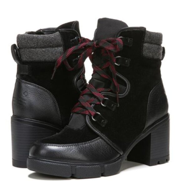 Naturalizer Shoes - NATURALIZER Myla Womens Leather Cold Weather Combat Boots